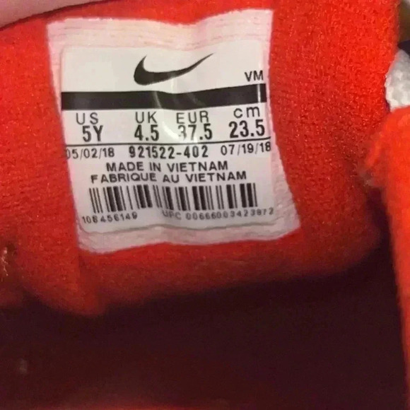 Nike Air Max 97 Midnight Navy Habanero Red 921522-402 size 5 Y= Women’s 6.5 - Picture 6 of 10